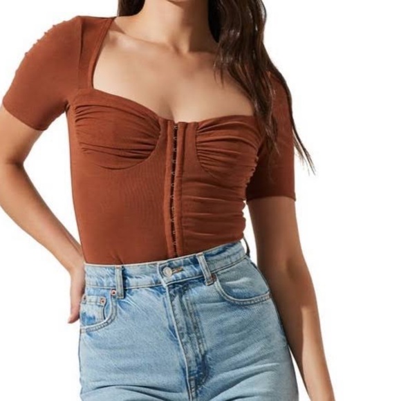 Astr Tops - NWT ASTR Corset Bodysuit